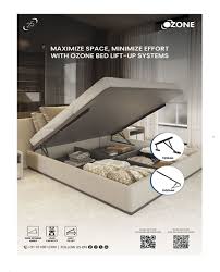 Ozone bed fitting, multi functional bed, remote control bed, hydraulic bed lift