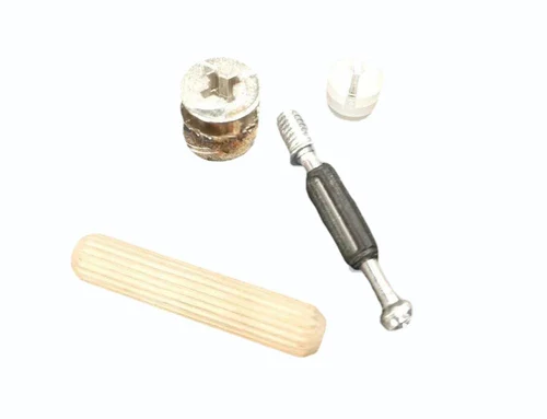 Ozone mini fix, cam, dowel, wooden dowel, steel dowel, housing